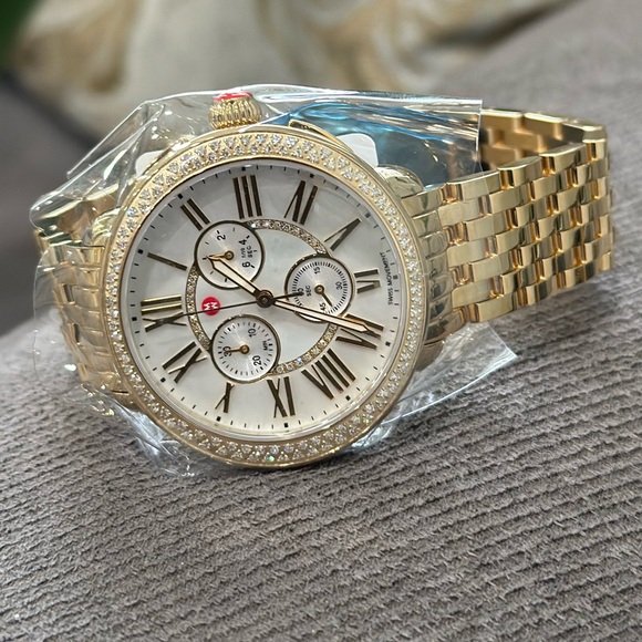 Michele Gold Serein Watch - Picture 3 of 8